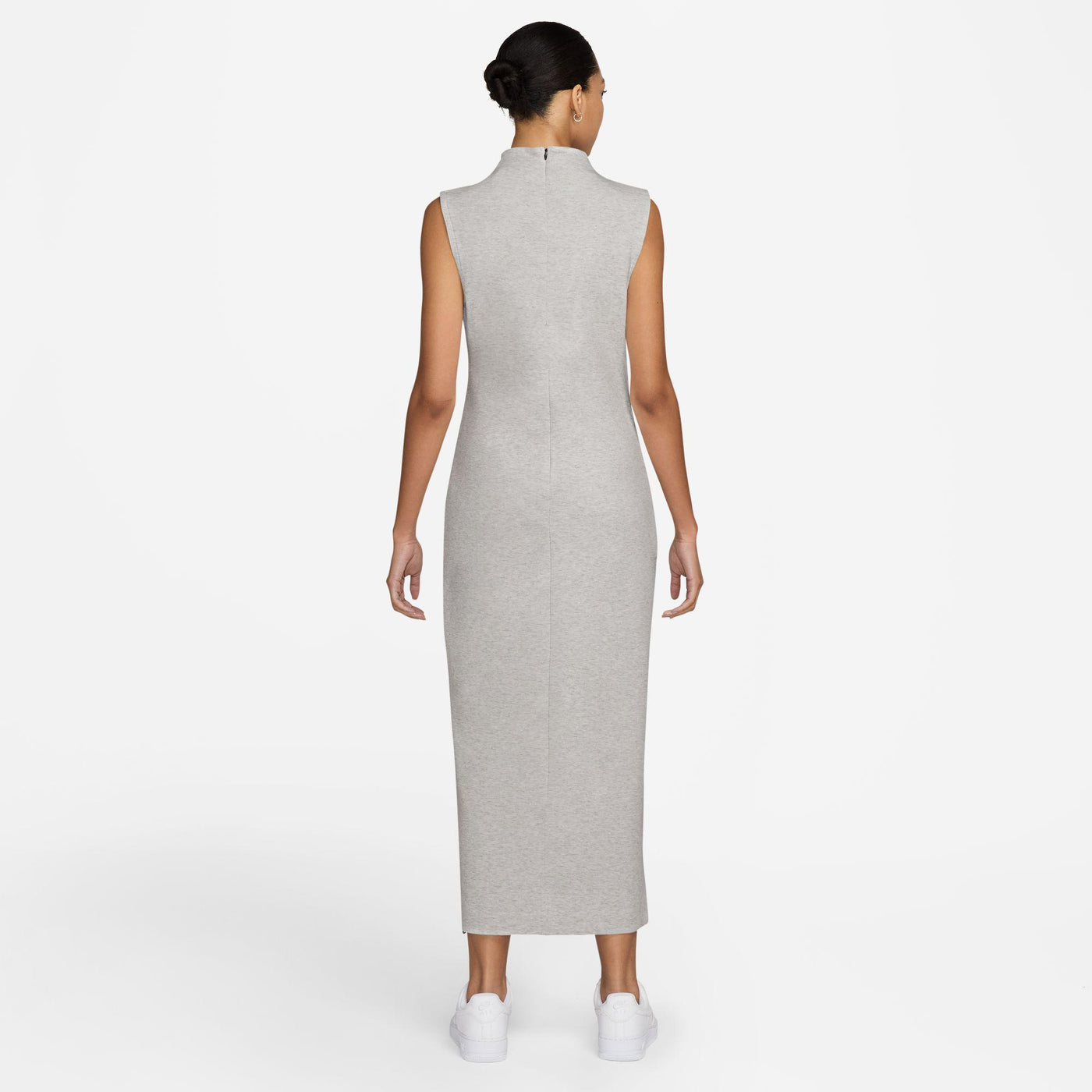 Nike Sportswear Tech Fleece Women's Slim Maxi Tank-Top Dress Light Grey