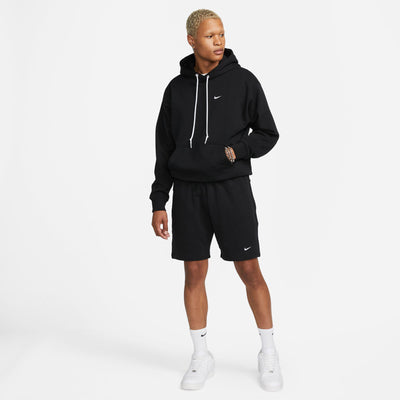 Nike Solo Swoosh Men's French Terry Pullover Hoodie Black