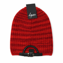 D.Grace Buckle-Back Beanie Red