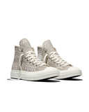 Converse First String Chuck - Croc Leather - White/Snow White/Black