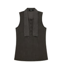 Head Golf Women's Tie Collar Top Brown