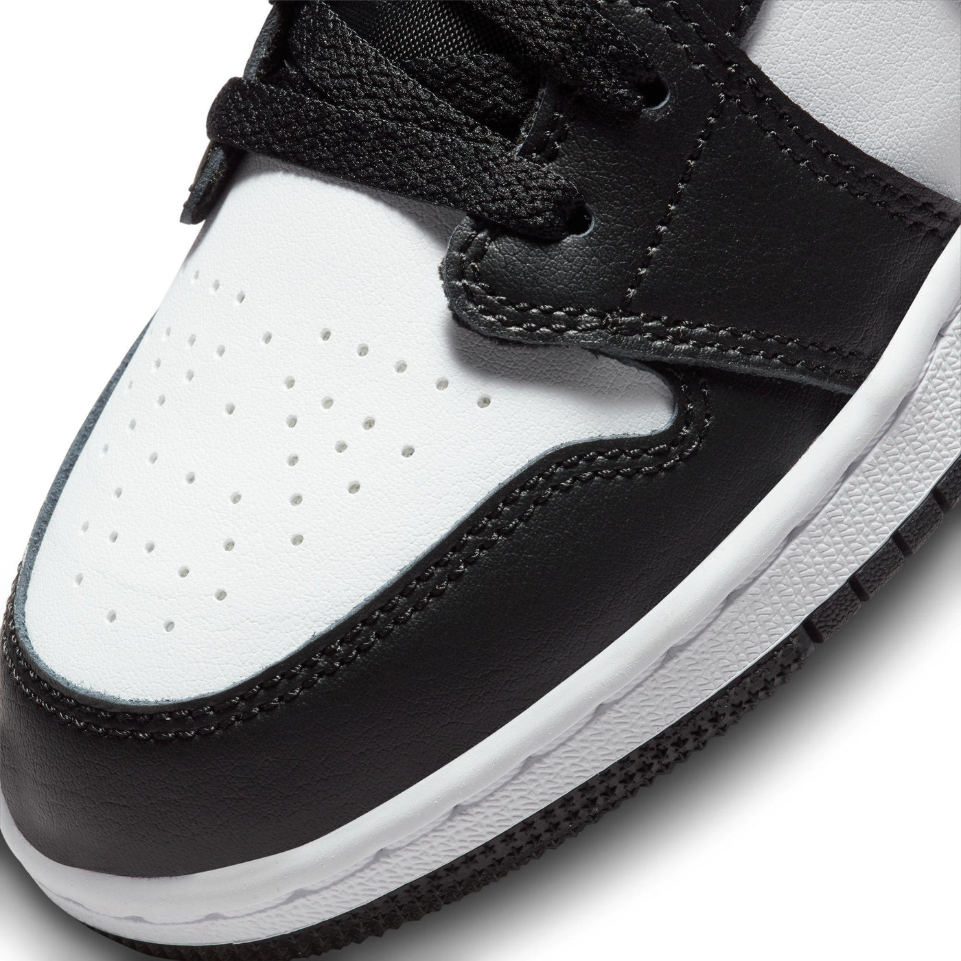 Air Jordan 1 Low Big Kids' Shoes Black/Particle Grey-White