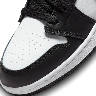 Air Jordan 1 Low Big Kids' Shoes Black/Particle Grey-White
