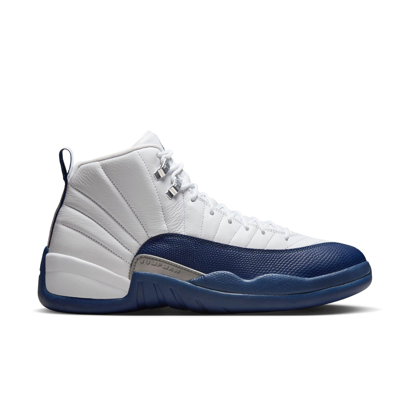 Air Jordan 12 Retro White/French Blue-Metallic Silver