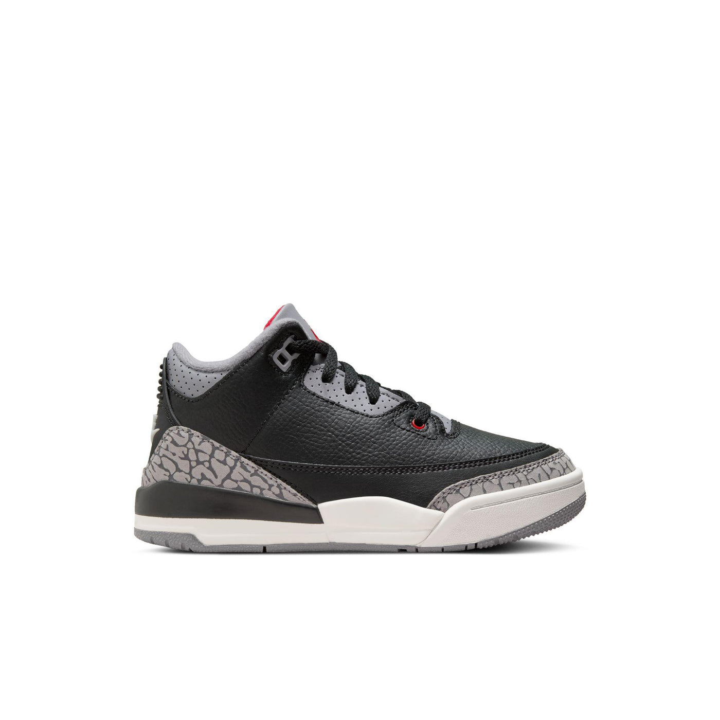 Jordan 3 Retro Little Kids' Shoes Black/Fire Red-Cement Grey-Summit White