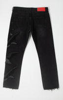 BLDG4 Burn Jean Black Faded Wash