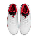 Air Jordan 5 Retro OG White/Fire Red-Black