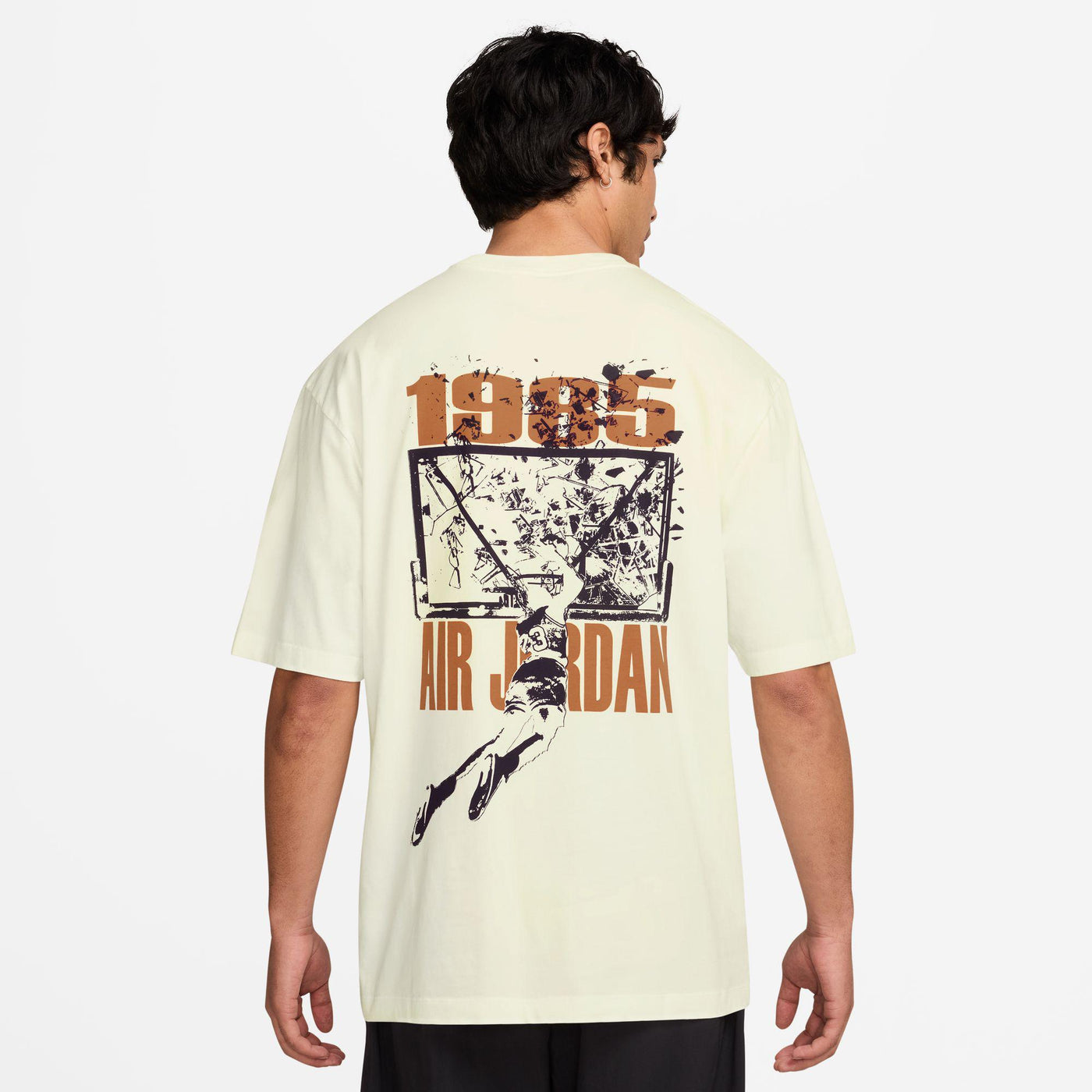 Jordan Brooklyn Men's Oversized Graphic T-Shirt Sail