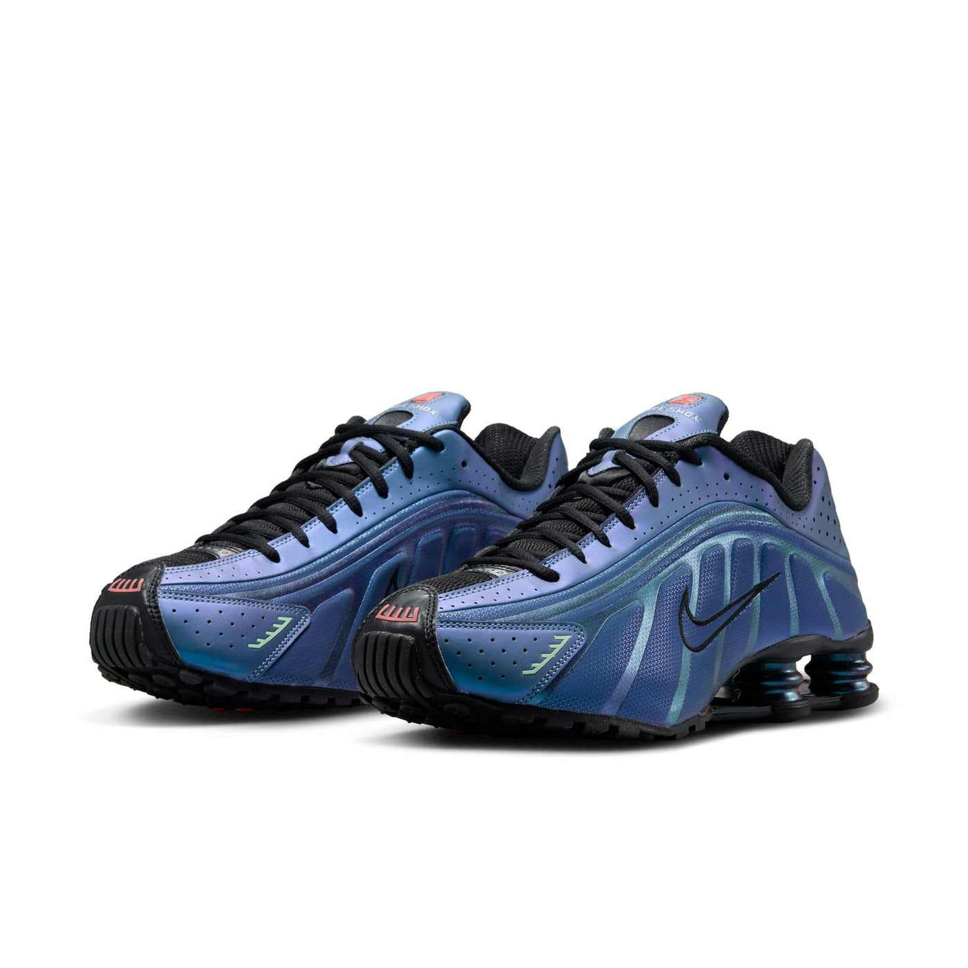 Nike Shox R4 Metallic Silver/Metallic Silver-Black