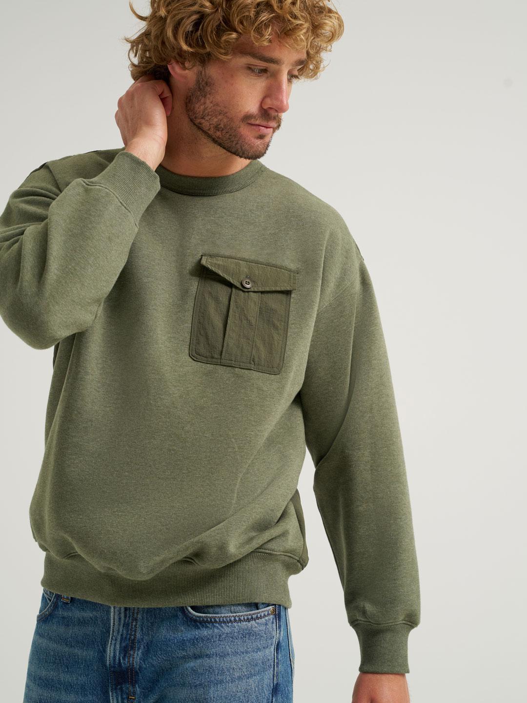 Lee Quilted Crew Sweatshirt