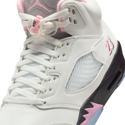 Air Jordan 5 Retro OG White/Med Soft Pink-Black