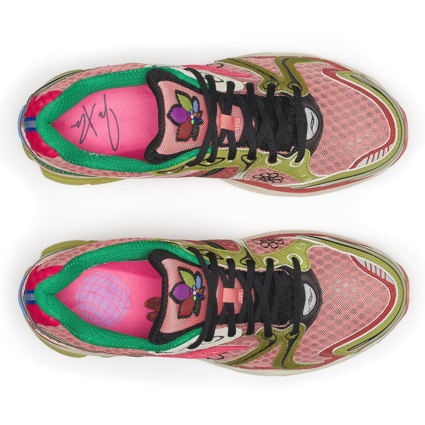 Jae Tips x Saucony Progrid Triumph 4 "Flowers Grow Uptown" Peach/Leaf