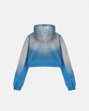 Undergold Women's Agnus Dei Future Heavens Slim Fit Hoodie Storm Blue
