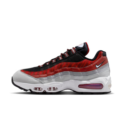 Nike Air Max 95 Big Bubble x Morehouse Black/White-Dark Team Red-Varsity Red