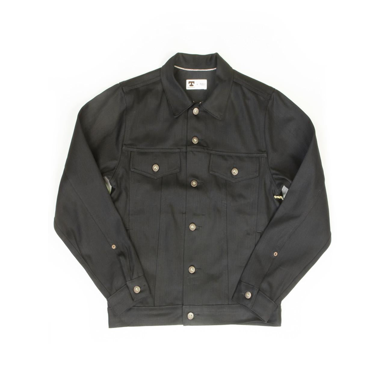 Tellason Jean Jacket Black Japanese Selvedge Denim