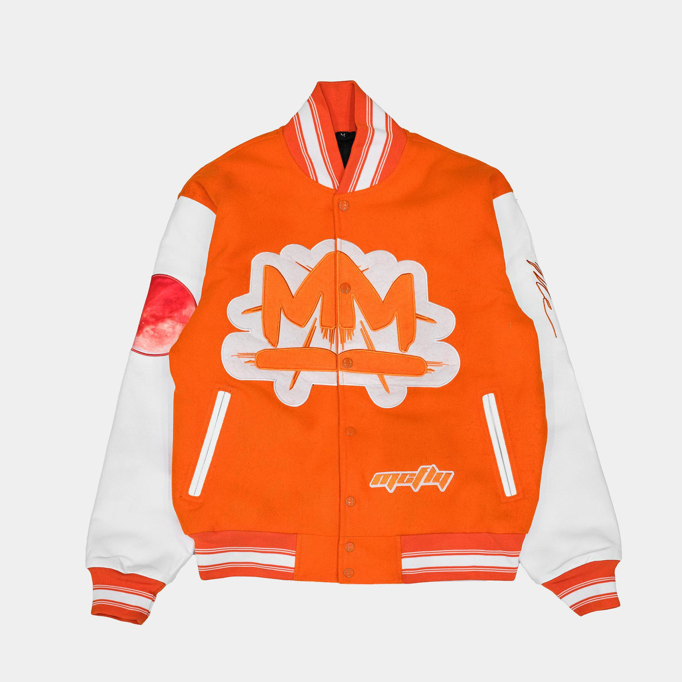 Signed By MCFLY Varsity Jacket Orange