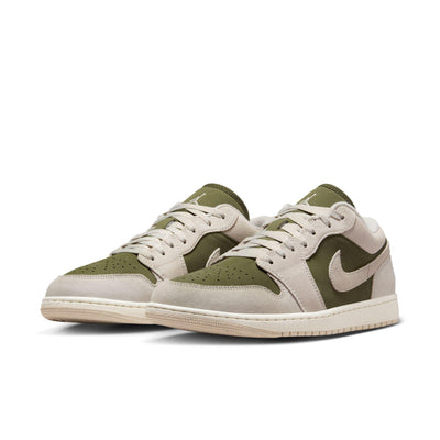 Air Jordan 1 Low SE Medium Olive-Light Orewood Brown-Sail