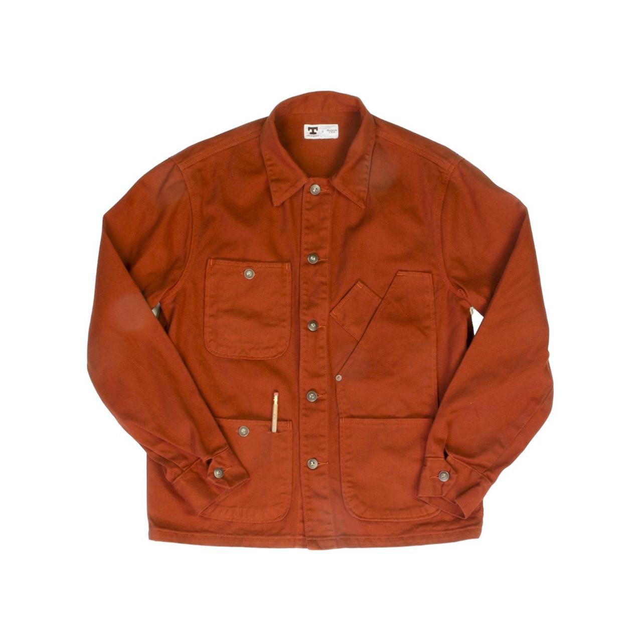 Tellason Coverall Jacket Garment Dyed International Orange