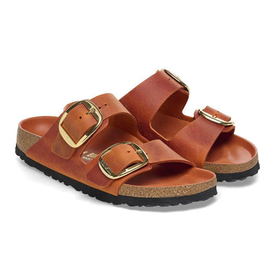 Birkenstock Arizona Big Buckle Oiled Leather Burnt Orange