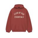 Fear of God Essentials Fleece Hoodie Crimson