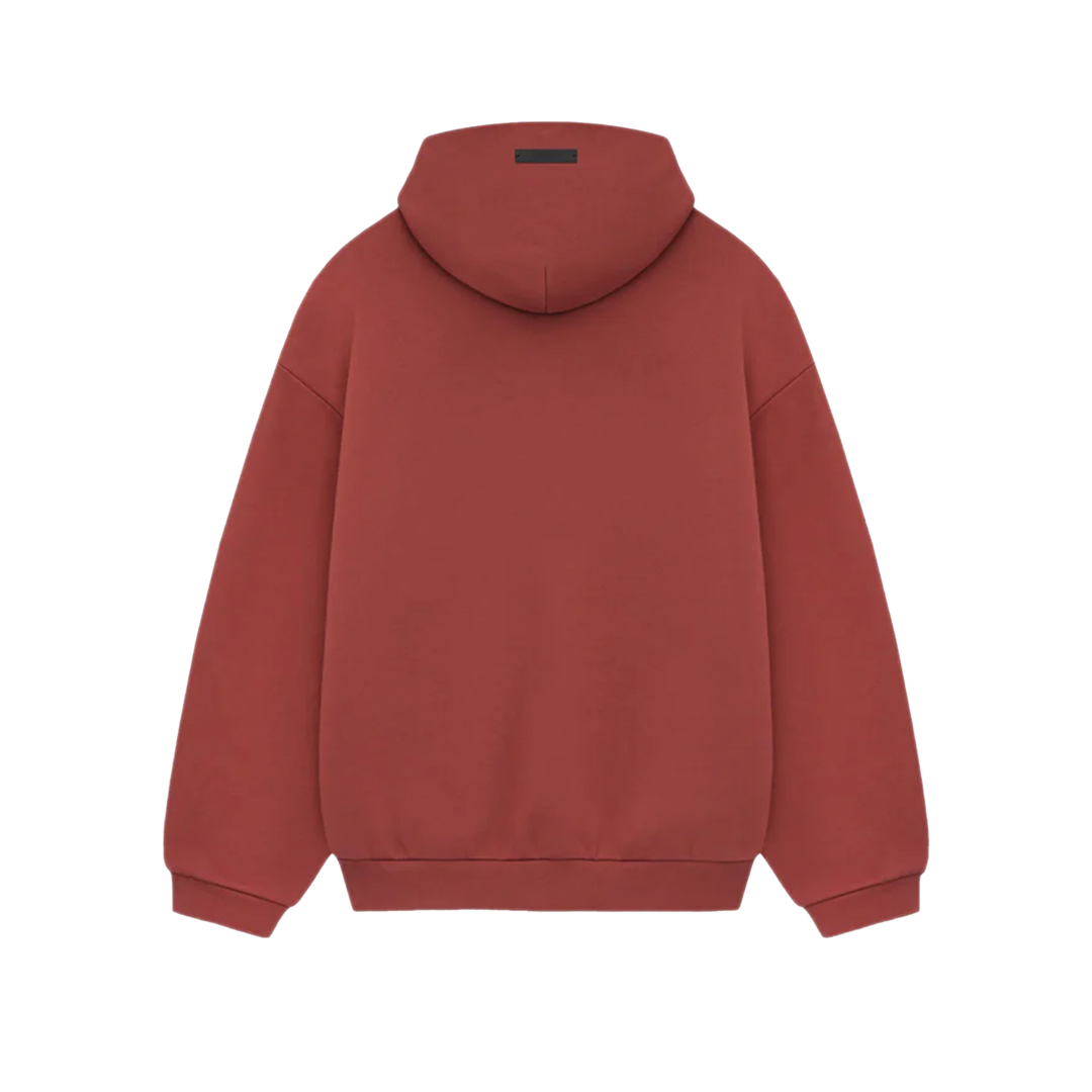 Fear of God Essentials Fleece Hoodie Crimson