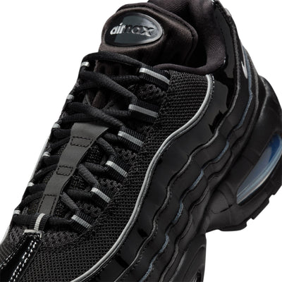 Women's Nike Air Max 95 Black/Metallic Silver-Reflect Silver