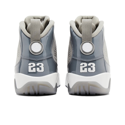 Air Jordan 9 Retro Big Kids' Shoes Medium Grey/Cool Grey-White