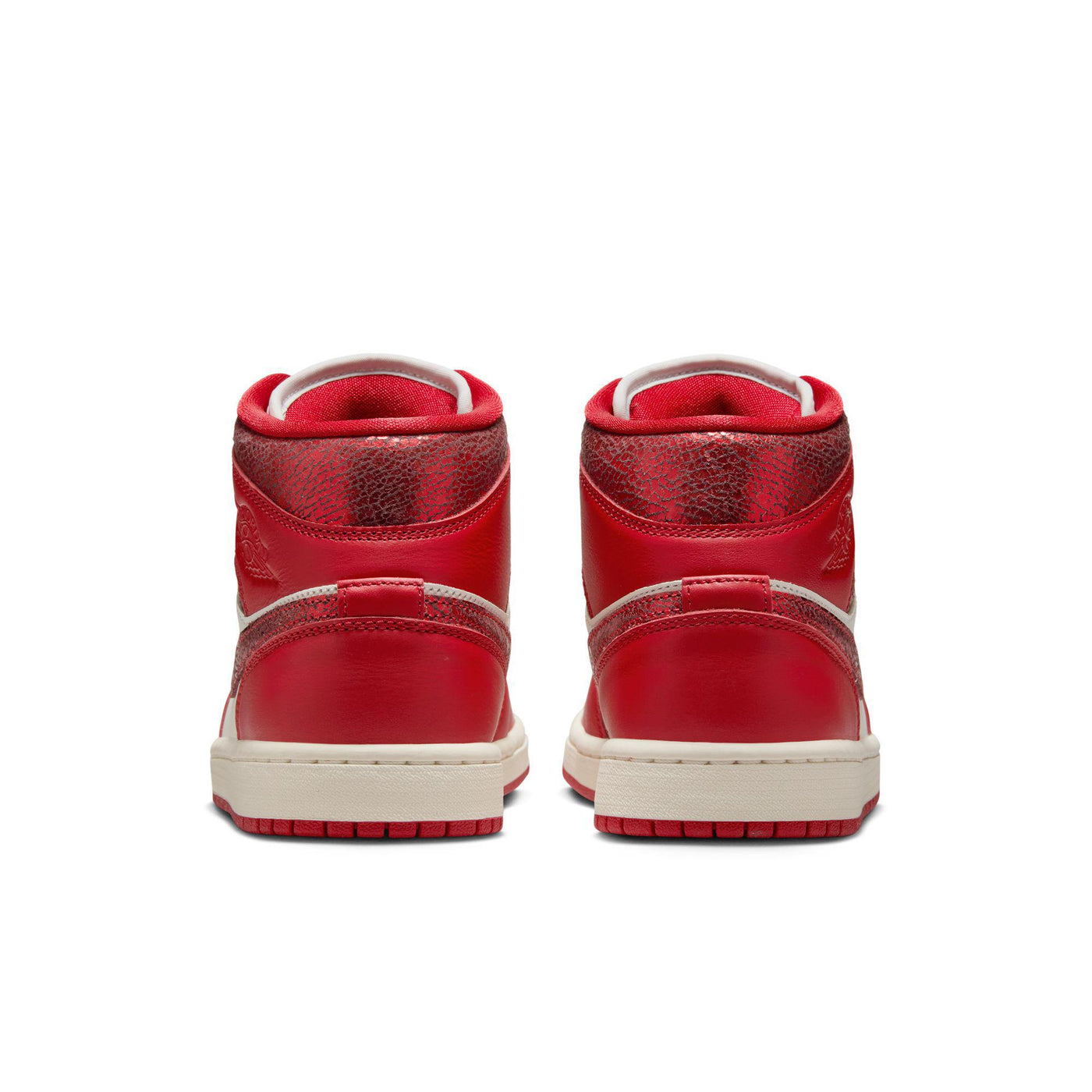 Women's Air Jordan 1 Mid SE Sail/Varsity Red-Team Red