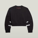 GSxWVB Oversized Short Sweat Black