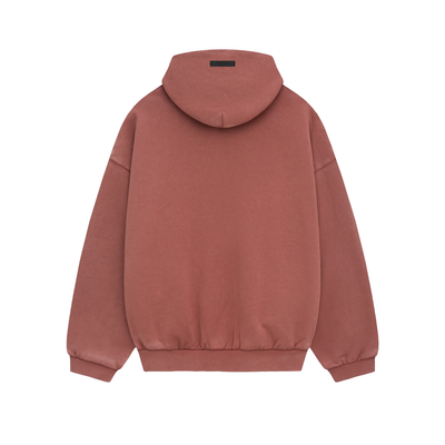 Fear of God Essentials Heavy Fleece Hoodie Crimson