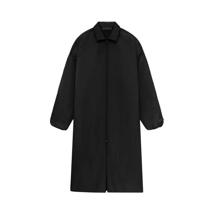 Fear of God Essentials Textured Nylon Trench Black