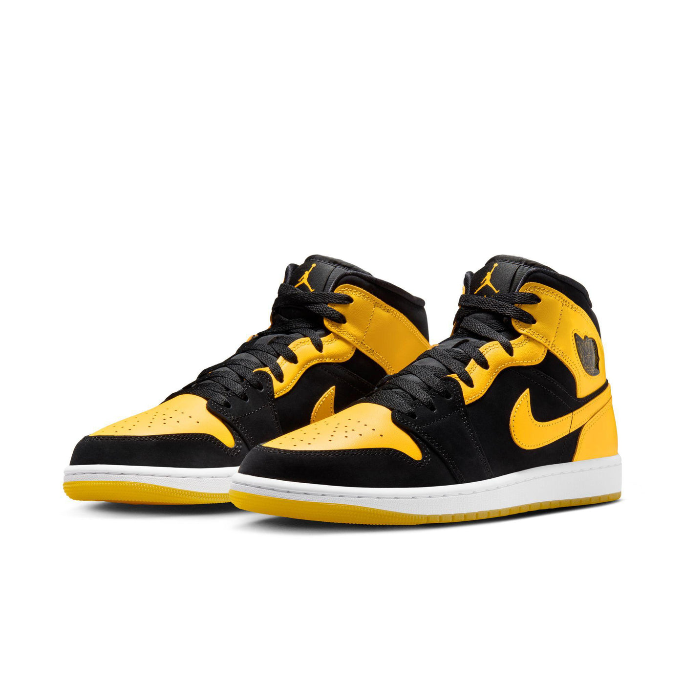 Air Jordan 1 Mid SE Black/Varsity Maize-White