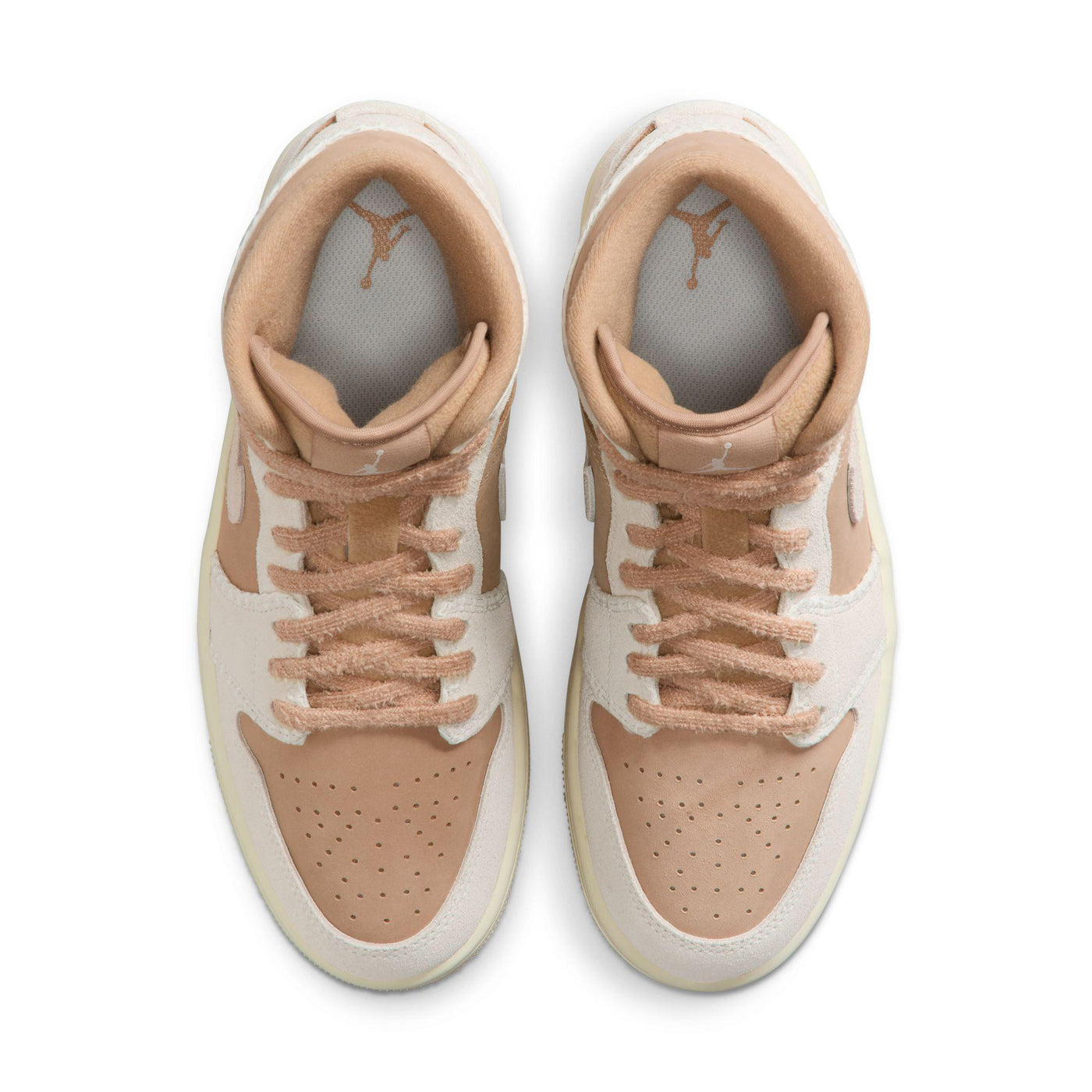 Women's Air Jordan 1 Mid SE Hemp/Light Orewood Brown-Sail