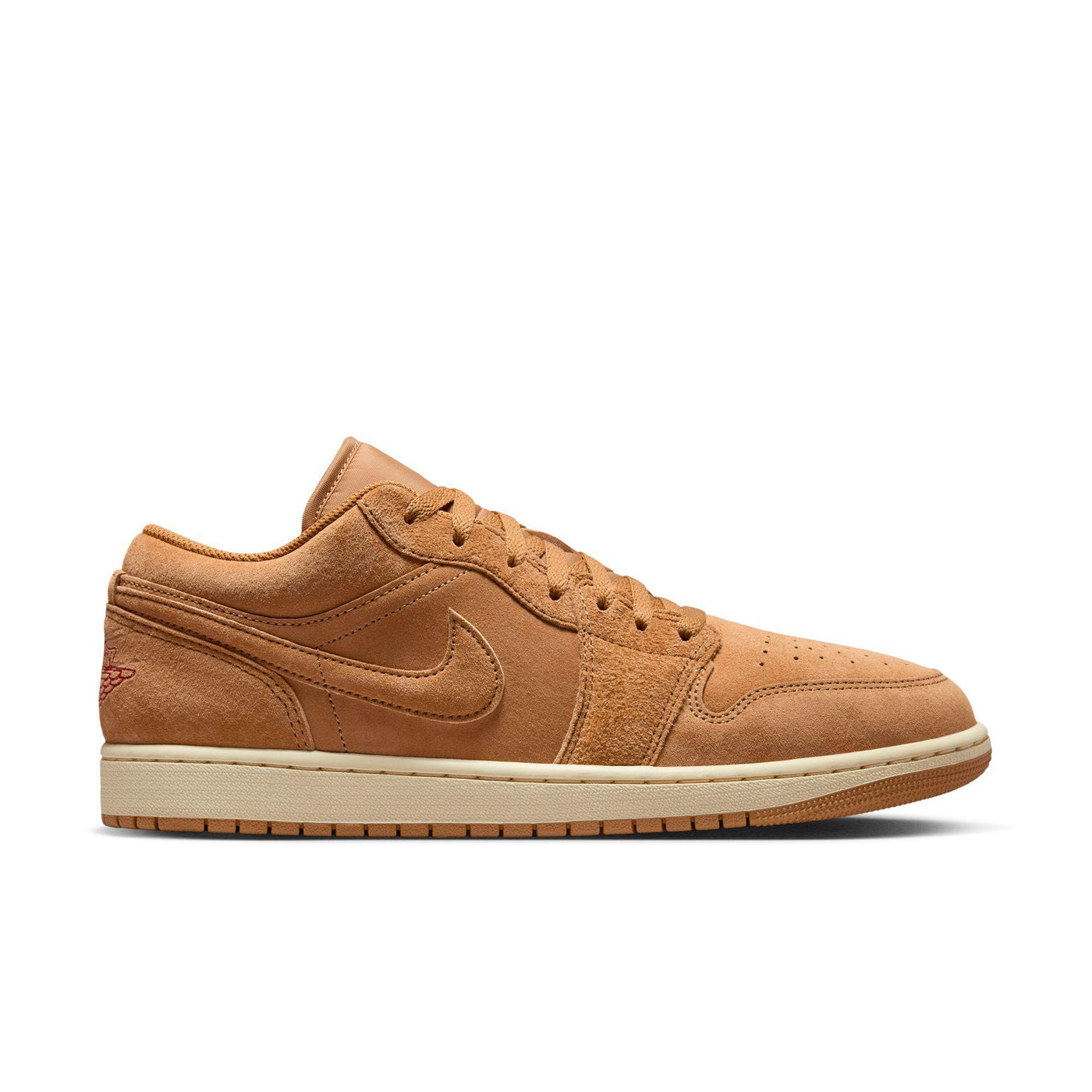 Air Jordan 1 Low SE Flax/Flax-Varsity Red-Muslin