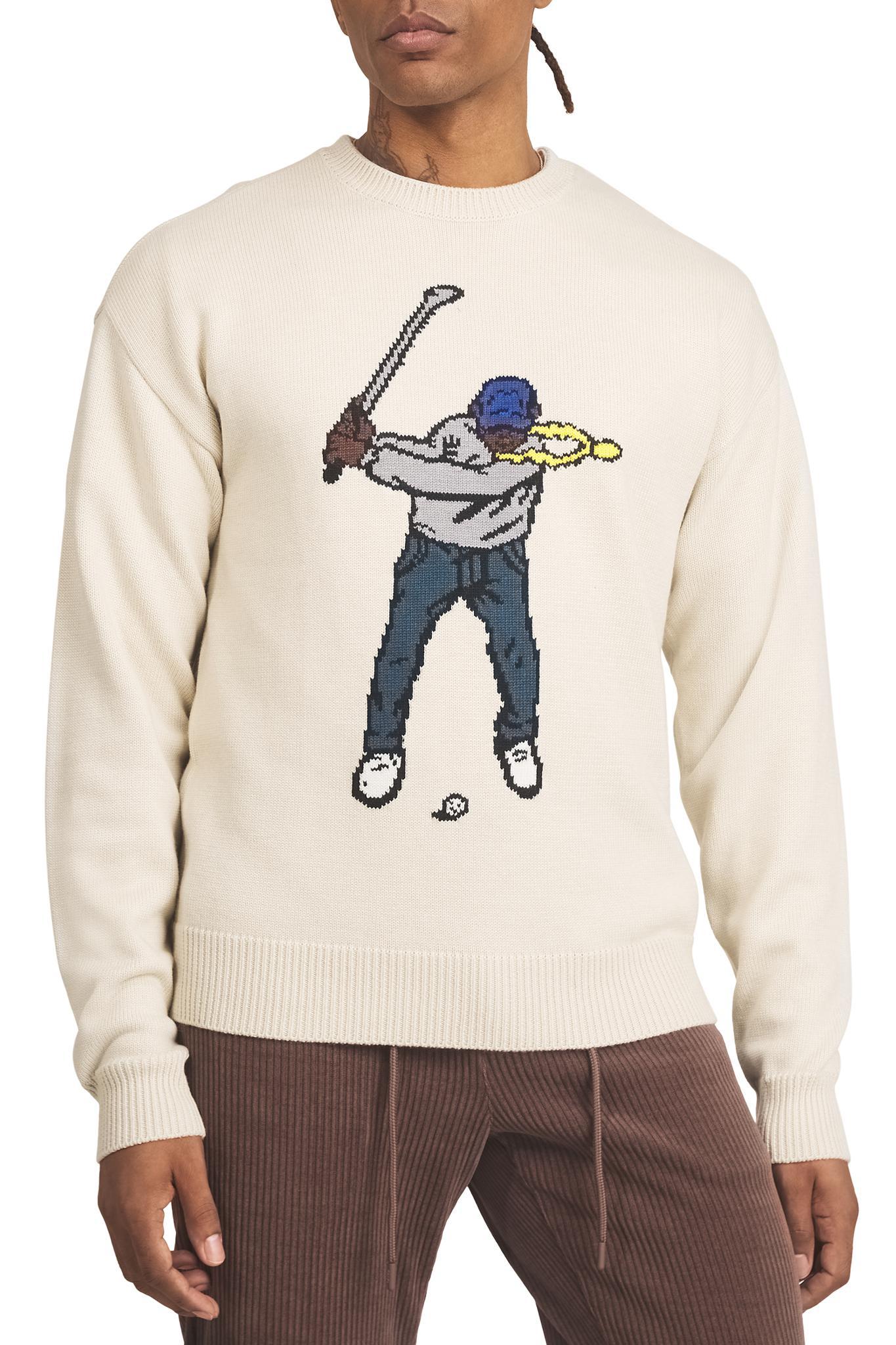 Eastside Golf Men's Intarsia Swingman Sweater