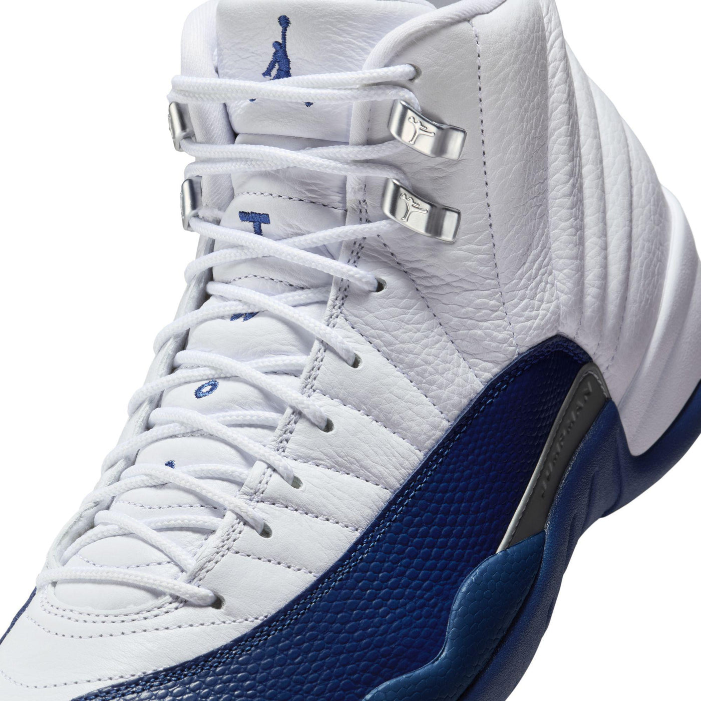 Air Jordan 12 Retro White/French Blue-Metallic Silver