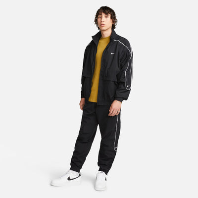 Nike Sportswear Solo Swoosh Men's Woven Track Jacket Black