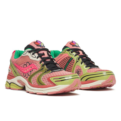 Jae Tips x Saucony Progrid Triumph 4 "Flowers Grow Uptown" Peach/Leaf