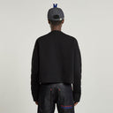 GSxWVB Oversized Short Sweat Knit R Black