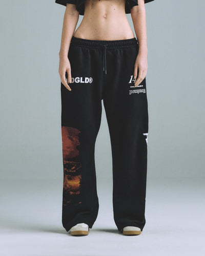 Undergold Gratia Plena Pax Sweatpant Black