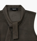 Head Golf Women's Tie Collar Top Brown