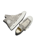 Converse First String Chuck - Croc Leather - White/Snow White/Black