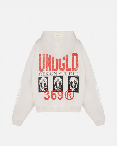 Undergold Gratia Plena Mary Hoodie Cream