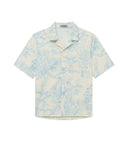 Head Golf Short Sleeve Shirt Blue-Botanical