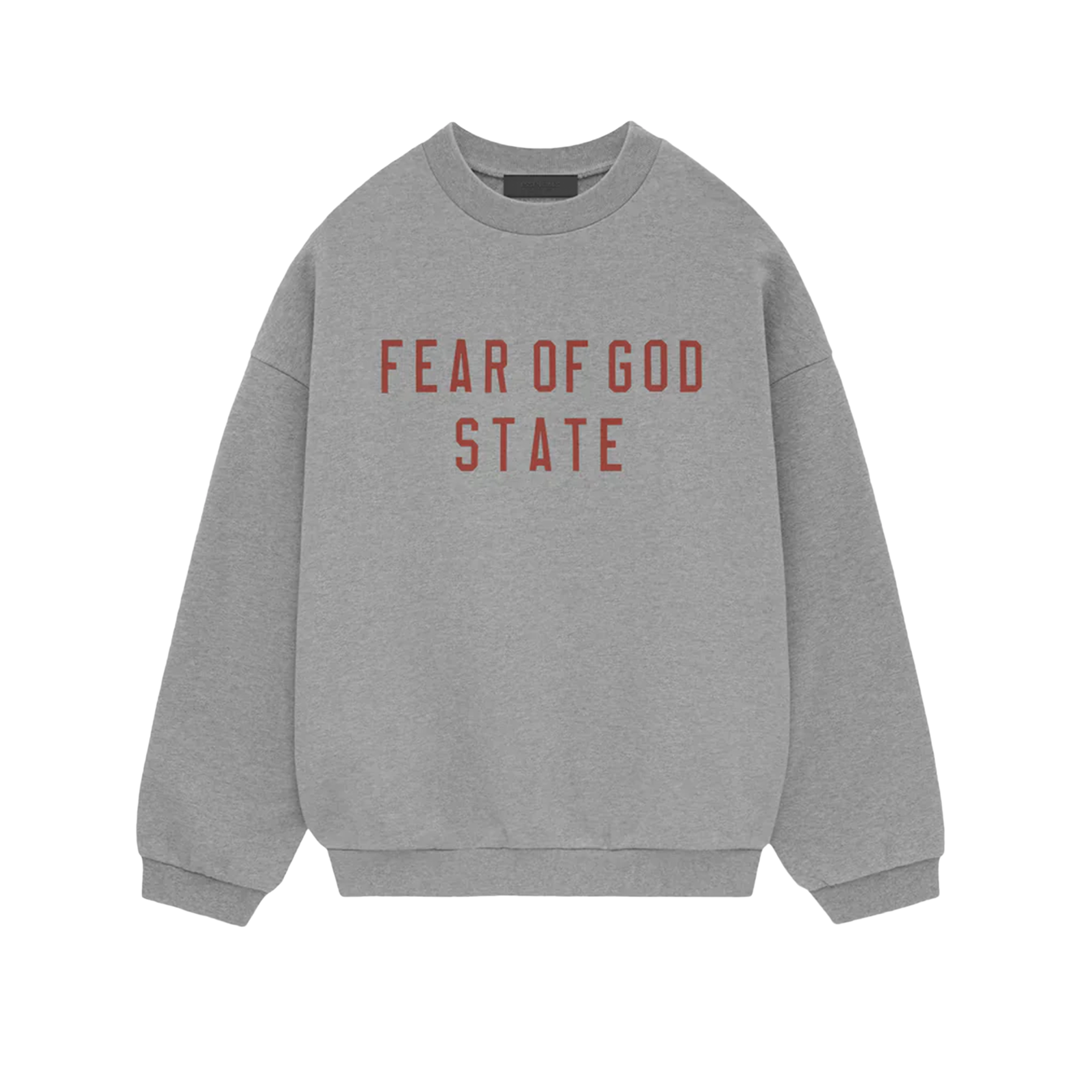 Fear of God Essentials Fleece Crewneck Dark Heather