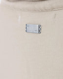 Undergold Basics Polo Collar Boxy Fit Hoodie Cream