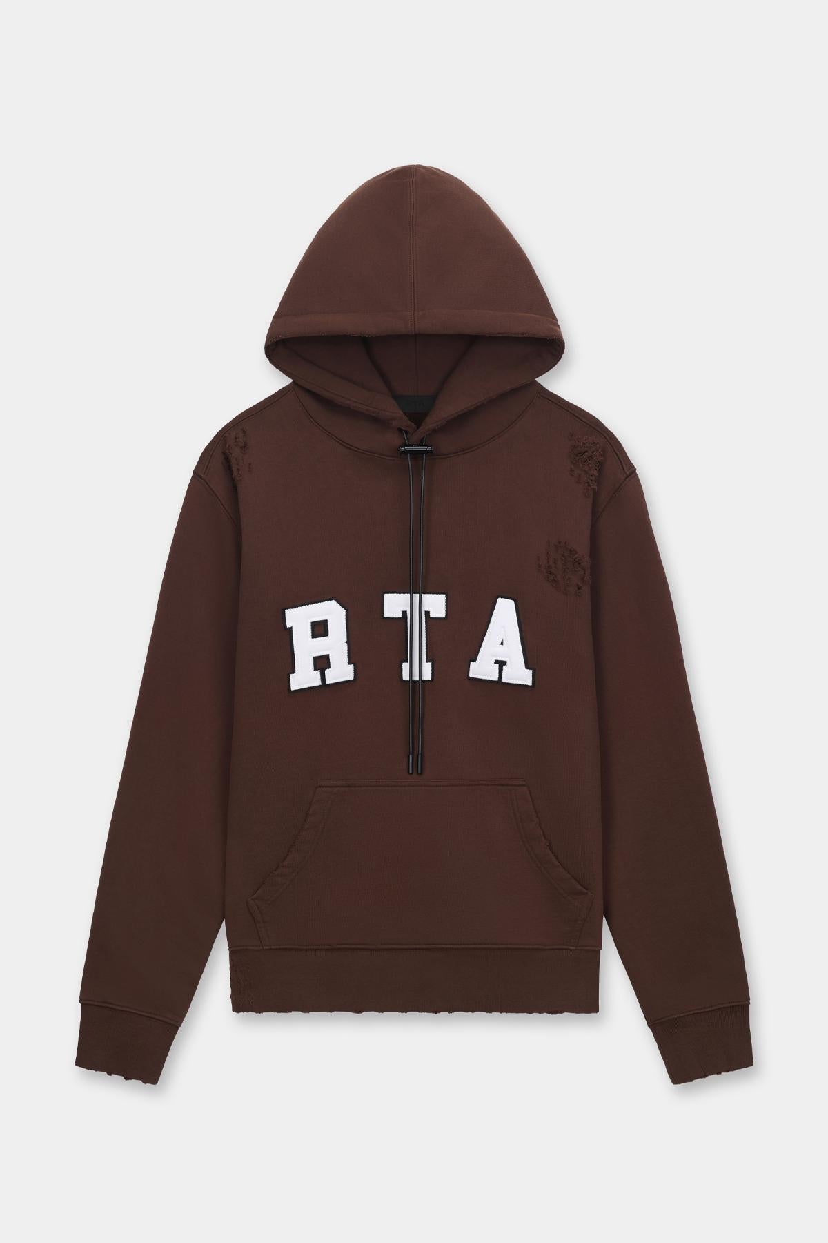 RTA Markus|Brown Collegiate Hoodie