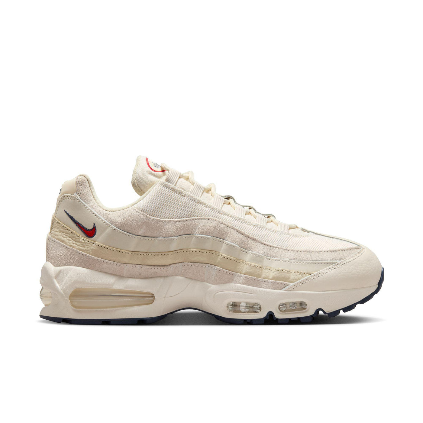 Nike Air Max 95 OG PRM Pale Ivory/University Red-Light Khaki-Sail