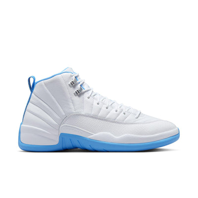 Air Jordan 12 Retro White/University Blue-Metallic Silver