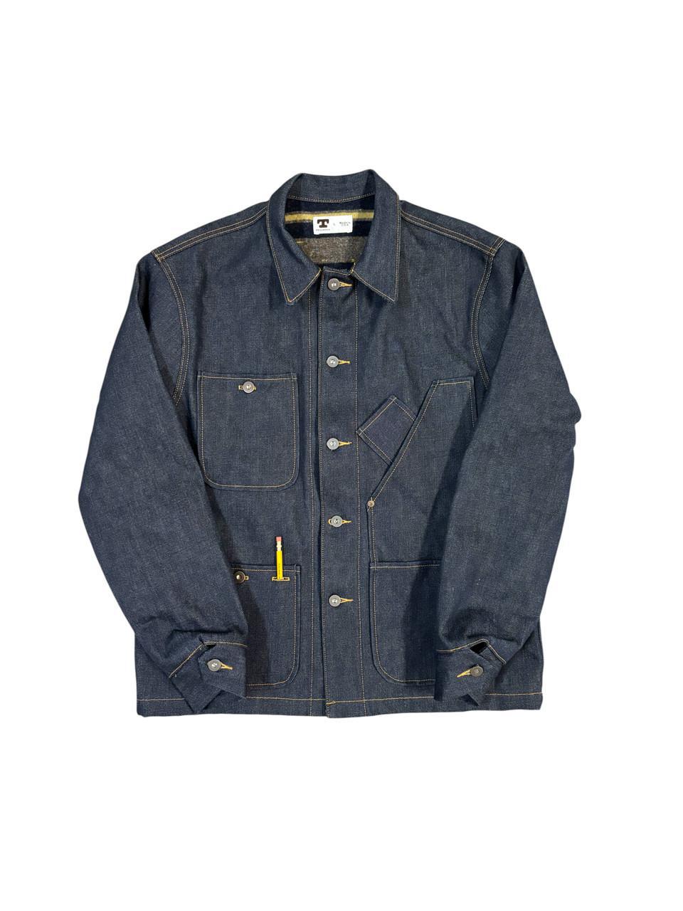 Tellason Blanket Lined Coverall Jacket 16.5 oz. Selvedge Denim